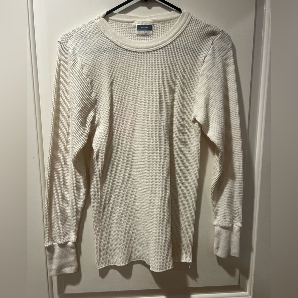 Merona Men's Off-White Crewneck Sweater
